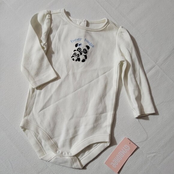 Gymboree Panda Blossom 2010 NWT 3-6 month Bodysuit. Mixed Bin Z24 - Picture 1 of 3